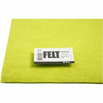 Creativ Company Hobbyvilt, vel 42x60 cm, dikte 3 mm, lichtgroen, 1 vel - thumbnail