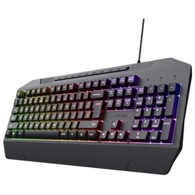 Toetsenbord Trust 24998 Zwart Qwerty Spaans