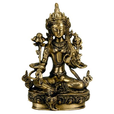 Groene Tara Messing - Goudkleur (20 cm)