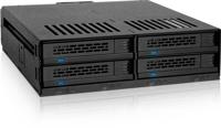 Icy Dock MB324SP-B 4x2,5 SATA hot swap cage voor externe 5,25 - thumbnail