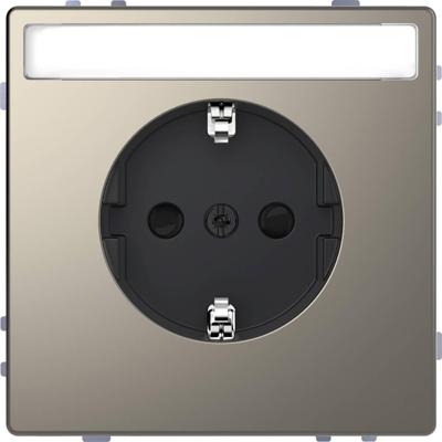 Merten MEG2302-6050 Wandcontactdoos System Design Nikkel 1 stuk(s)