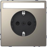 Merten MEG2302-6050 Wandcontactdoos System Design Nikkel 1 stuk(s) - thumbnail