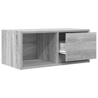 Tv-meubelen 2 st 60x31x25,5 cm bewerkt hout grijs sonoma eiken - thumbnail