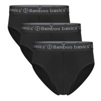 3-pak heren slips - James - Zwart bamboe heren slip met elastische band - M - Onderbroek heren heren heren heren - Ondergoed heren heren heren heren - thumbnail