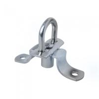 ProPlus zeiloog rond met veer 27mm 4 stuks in blister zilver - thumbnail