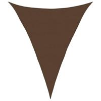 VidaXL Zonnezeil 160 g/m² 5x6x6 m hdpe bruin - thumbnail