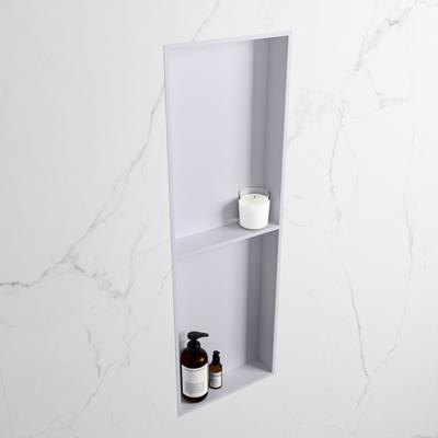 MONDIAZ EASY Nis 149,5x29,5cm in solid surface kleur Cale | Cale. 2 vakken geschikt voor in- of opbouw