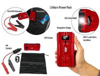 APA Snelstartsysteem Powerpack 10 Ah 4S LiPo 16443 Starthulpstroom: 400 A 1x 12V-uitgang, SOS signaallamp, Verpolings- en elektronicabescherming, 1x - thumbnail