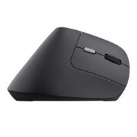 Trust Bayo II Ergonomische muis Draadloos Optisch Zwart 6 Toetsen 800 dpi, 1200 dpi, 1600 dpi, 2400 dpi Ergonomisch, Geluidsarme toetsen, Geïntegreerd - thumbnail