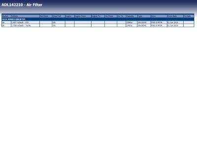 Luchtfilter ADL142210 Luchtfilter ADL142210