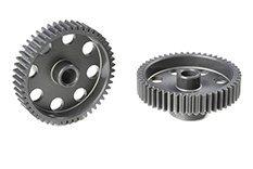 Team Corally - 64 DP Pinion - Short - Hard Anodised Aluminium - 50T - 3.17mm as