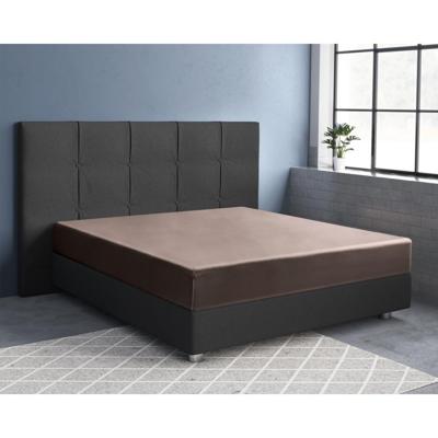 Primaviera Deluxe Satijnen Hoeslaken Taupe 180 x 220 cm