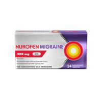 Migraine 400 mg omhulde tabletten 24 Tabletten - thumbnail