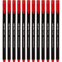 Colortime fineliners, lijndikte 0,6-0,7 mm, rood, 12 stuk/ 1 doos - thumbnail
