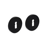 Intersteel | Rozet met sleutelgat | Aluminium Zwart - thumbnail