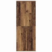 Hoge kast Oudhout 70 x 33.5 x 180 cm Bewerkt hout - thumbnail