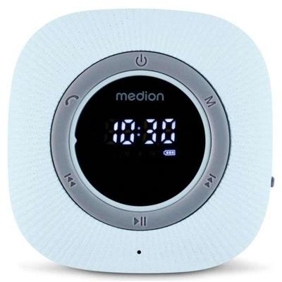 Doucheradio - MEDION - FM - Bluetooth - IPX6 - Zuignapbevestiging - Blauw