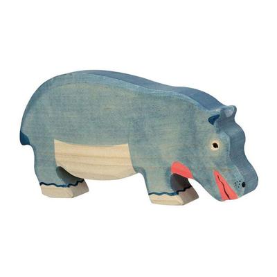 Holztiger houten nijlpaard