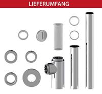 Design Wastafel Fontein Sifon - 5/4" x 32mm, chroom - thumbnail