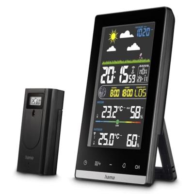 Hama 00222239 Draadloos weerstation Aantal sensoren max.: 3
