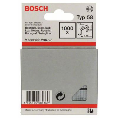 Bosch Accessoires Niet met fijne draad type 58 13 x 0,75 x 10 mm 1000st - 2609200236