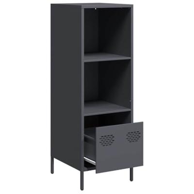 Hoge kast 35x39x103,5 cm staal antracietkleurig Hoge kast 35x39x103,5 cm staal antracietkleurig