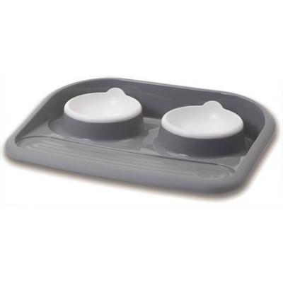 Savic butler voerbak en drinkbak met plateau en antislip voetjes Savic butler voerbak en drinkbak met plateau en antislip voetjes