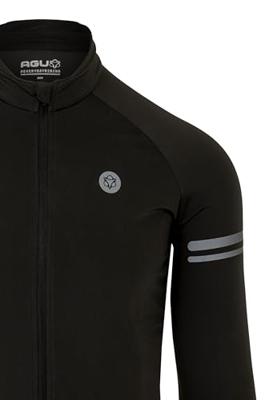 AGU Thermo Fietsshirt Lange Mouwen Essential Heren - Zwart - L AGU Thermo Fietsshirt Lange Mouwen Essential Heren - Zwart - L