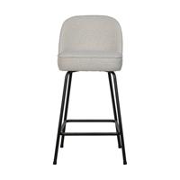 WOOOD Barkruk 'Vogue' Bouclé, kleur Naturel (zithoogte 65cm) - thumbnail