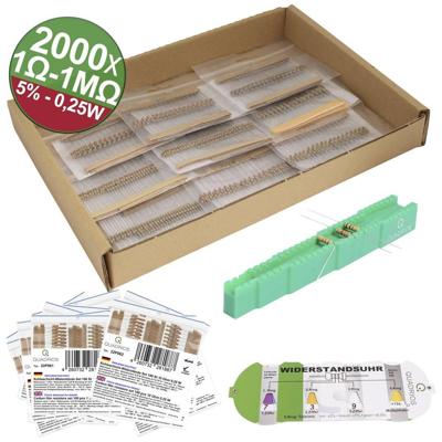 Quadrios 23P127 23P127 Koolfilmweerstand Axiaal bedraad 0.25 W 5 % 2000 stuk(s)