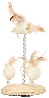 TRIXIE SPEELTJES OP SPIRAALVEREN LUFFA / SISAL 15X15X30CM 2 ST TRIXIE SPEELTJES OP SPIRAALVEREN LUFFA / SISAL 15X15X30CM 2 ST
