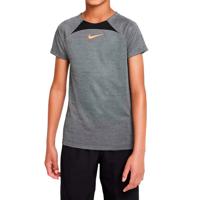 Nike Dri-fit Academy T-Shirt Junior Grijs/Zwart - Maat 140 - Kleur: Grijs | Soccerfanshop - thumbnail