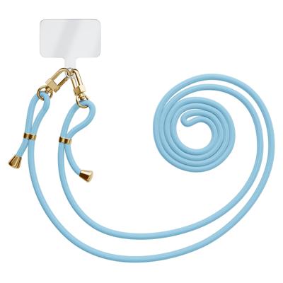 Universeel telefoonkoord met dubbele sluiting - Lichtblauw Universeel telefoonkoord met dubbele sluiting - Lichtblauw