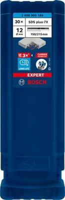 Bosch Accessories EXPERT SDS plus-7X 2608900189 Hamerboor 30-delig 12.00 mm Gezamenlijke lengte 215 mm SDS-Plus 30 stuk(s) Bosch Accessories EXPERT SDS plus-7X 2608900189 Hamerboor 30-delig 12.00 mm Gezamenlijke lengte 215 mm SDS-Plus 30 stuk(s)