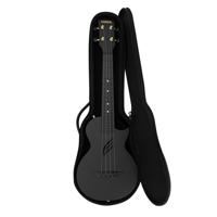 Cascha HH 2258 carbon fiber concert ukelele set zwart - thumbnail