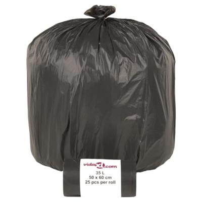 VidaXL Vuilniszakken 250 st 35 l zwart VidaXL Vuilniszakken 250 st 35 l zwart