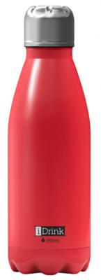 I-Drink thermosfles 350 ml RVS rood I-Drink thermosfles 350 ml RVS rood