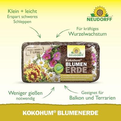 Neudorff 00270 Kokohum bloemenaarde 7 l - thumbnail