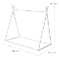 roba Kinderbed tipi Montessori (Wit) - thumbnail