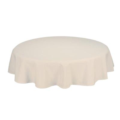 Toalha de mesa Redonda Off-White Bege 163cm Ø - Treb SP