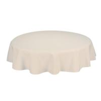 Toalha de mesa Redonda Off-White Bege 163cm Ø - Treb SP - thumbnail