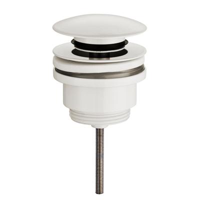 Wiesbaden Caral Clickwaste Afvoerplug 5/4" Glanzend Wit - Stijlvol & Functioneel