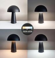 LED Tafellamp rond wit 15x15x21cm - thumbnail