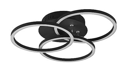 Trio PlafonnièreCircle 3-rings zwart - R62823132