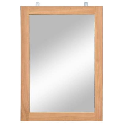VidaXL Wandspiegel 50x70 cm massief teakhout VidaXL Wandspiegel 50x70 cm massief teakhout