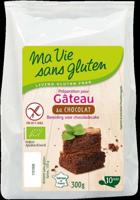 Chocolade cakemix glutenvrij bio 300 Gram - thumbnail