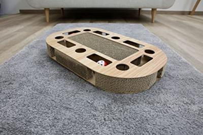 Kattenkrabbord ovalo 52 x 31 x 85 cm met catnip