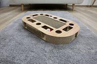 Kattenkrabbord ovalo 52 x 31 x 85 cm met catnip - thumbnail