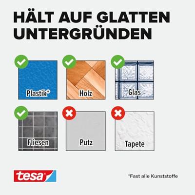 Tesa dubbelzijdige tape Nano Power, ft 3 m x 30 mm, transparant