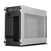 Lian Li Lian Li DAN Cases A4-H2O A4 Mini-ITX Gehäuse, PCIE4.0 Riserkabel - silber Mini-tower Gaming-behuizing Zilver - thumbnail